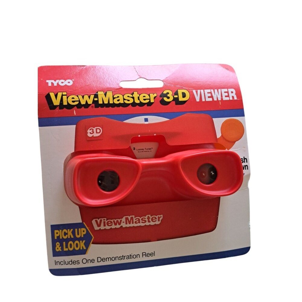 Vintage Tyco GAF View-Master 3D Viewer Toy 1990s Looney Tunes Reel Original Toy